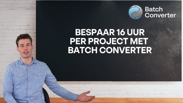 16 uur besparen met batchconverter