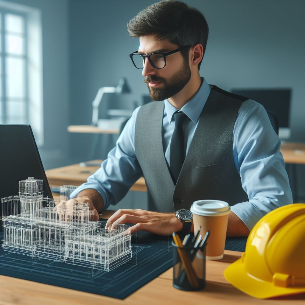 engineer designing
