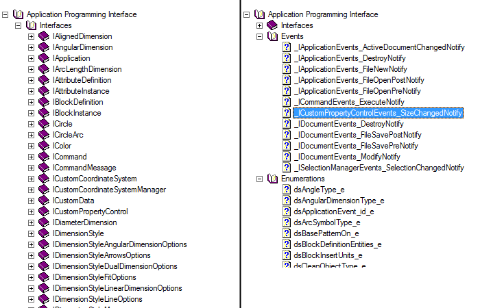DraftSight functies - APIs