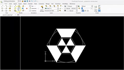 DraftSight functies - PowerTrim - 500px