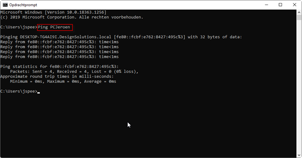 7 ping test pt1