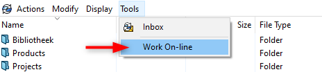 Blauwe folders in PDM -4