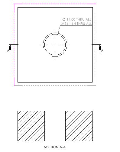 Bovenaanzicht drawing