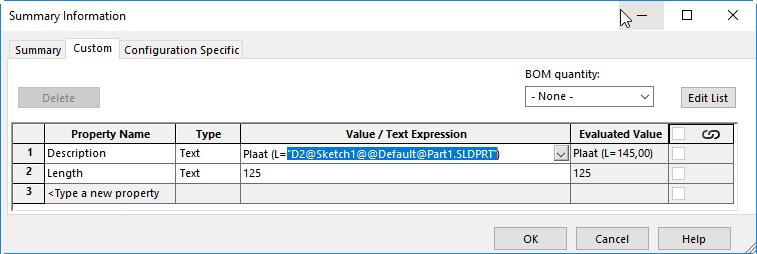 Custom Properties Formulering