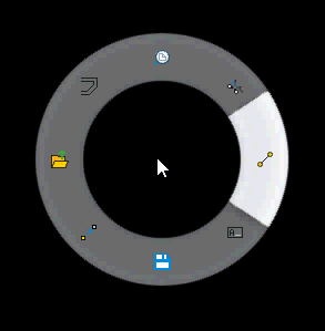 DraftSight Mouse gesture wheel