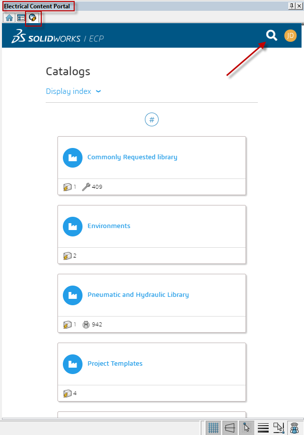 ECP in taskplane (met pijlen)