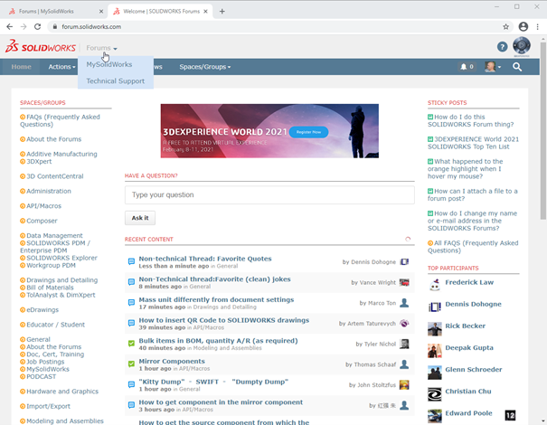 SOLIDWORKS Forums 2