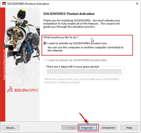 SOLIDWORKS Product Activation
