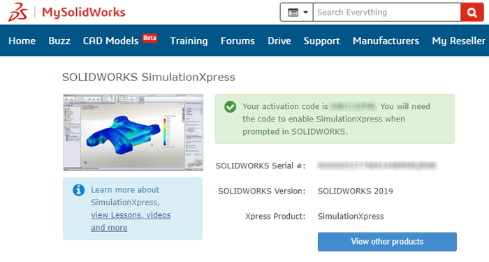 SimXpress Activation code