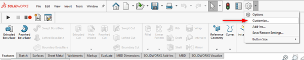 customize menu