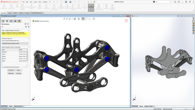 SOLIDWORKS 2024 - Defeature silhouette