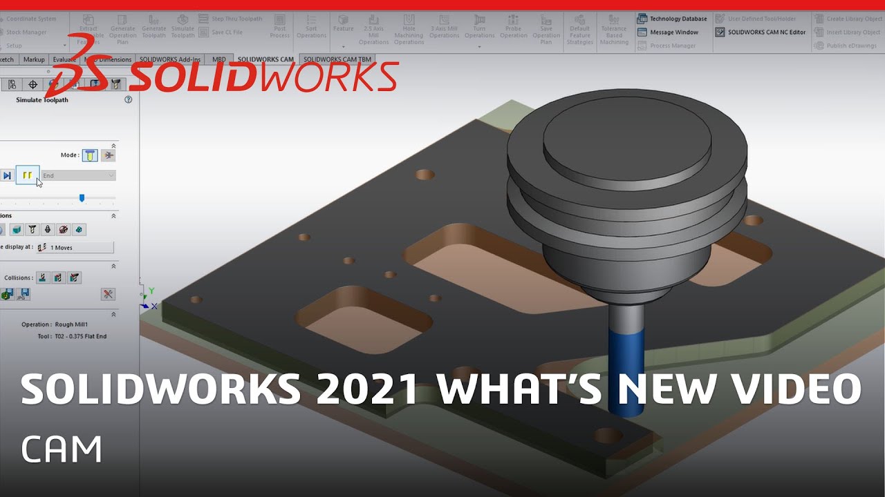 SOLIDWORKS CAM - CNC-programmering | Visiativ
